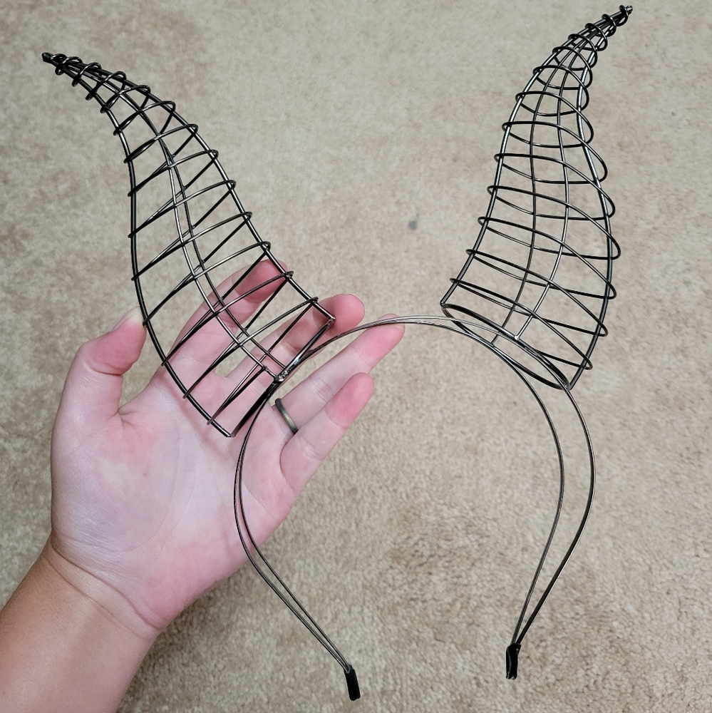 Maleficent wire headband